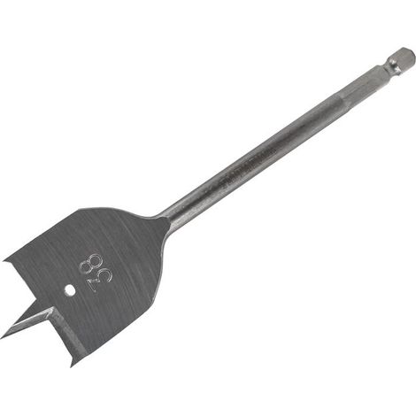 Faithfull 38mm Flat Bit (FAIFB38E) for Drilling Flat Holes in Wood and Soft Materials