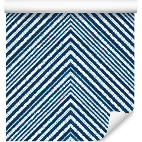 Geometrische und Retro-Zickzack-Tapete für Wohn- und Schlafzimmer, 50 x 1000 cm (1/5)