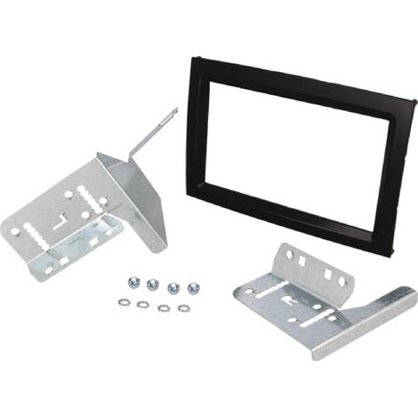 Facade autoradio FA506 compatible avec Kia Sportage 4 ap15 - Noir - 2DIN