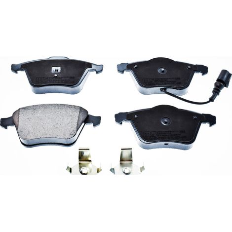 "MS" PREMIUM BREMSBELÄGE vorn AUDI A3, TT, SEAT LEON, VW GOLF VI, SCIROCCO 1.2-3.2 05.05- (1/2)