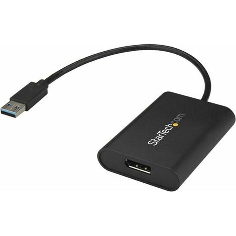 StarTech.com Adaptador USB 3.0 a DisplayPort - 4K 30Hz - Adaptador de Vídeo Externo USB a DisplayPort para Un Monitor - Adaptador Gráfico Externo DisplayPort - USB a DP 4K 30Hz - Solo para Windows (1/3)