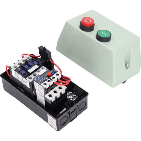 Magnetic motor starter with rubber washers – 12-18A protection – Reliable electrical control and overload protection (1/5)