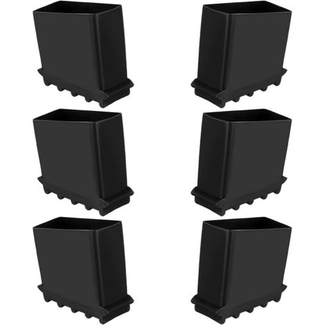 6 Pièces Couvre Pieds Échelle En Caoutchouc Patin Antidérapant Pour Échelle Pieds Protecteurs De Rechange Pour Escabeau Installation Facile Protection Et Stabilité Sur Surfaces Lisses (1/5)