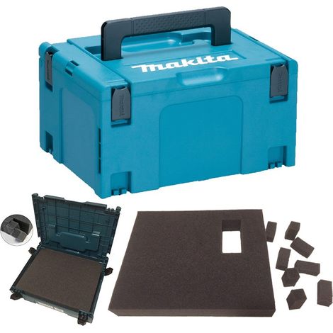 Makita MAKPAC Stacking Connector Tool Case Systainer TYPE 3 + Foam Insert (1/5)