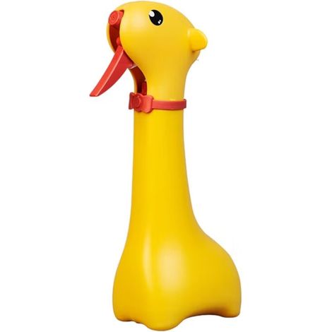 Gießkanne für Kinder aus Kunststoff, Giraffenmotiv, 500 ml, Gelb
