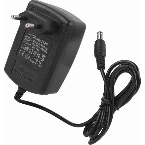 Adaptateur de Puissance AC-DC 12V 3A pour Bandes LED - Alimentation 36W Noir avec Connecteur 5.5mm, Câble 1m, pour Éclairage LED, Routers et Caméras (1/5)