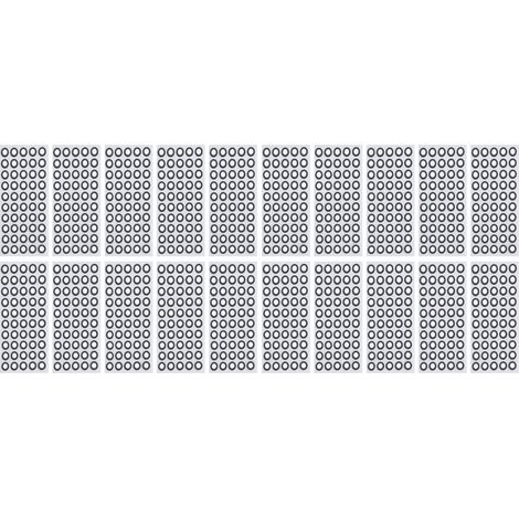 1000 marqueurs de scan 3D 6x10mm – Haute réflexion, forte adhérence pour suivi précis
