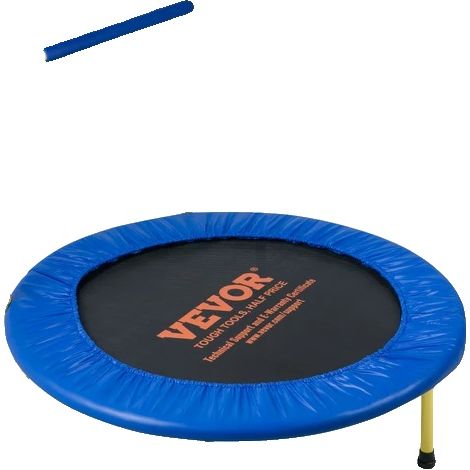Trampoline, Cadre en Acier Durable, Pliable pour un Rangement Facile, 3FT (1/5)