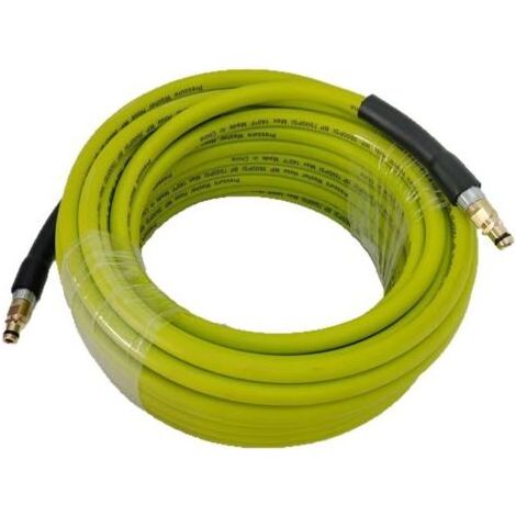 Ersatzschlauch für Kärcher Hochdruckreiniger der K-Serie – Kompatibel mit den Modellen K2, K3, K4, K5 und K7 mit Schnellkupplung – Schlauchdurchmesser: 11,2 mm – Gelb (1/4)