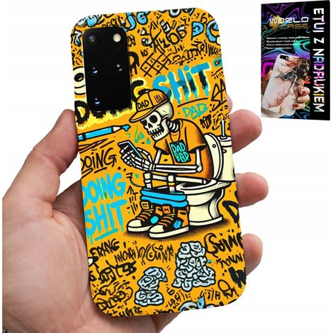 Funda para Samsung Galaxy S20 Plus - Esqueleto defecando en el inodoro (1/5)