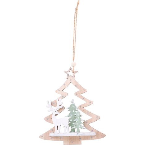 Tema árbol paisaje 3D madera - Feeric lights & christmas