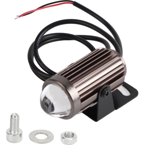 Mini projecteur stroboscopique LED pour moto, feux de route/croisement, 10-60 V, 20 W, étanche IP65, universel