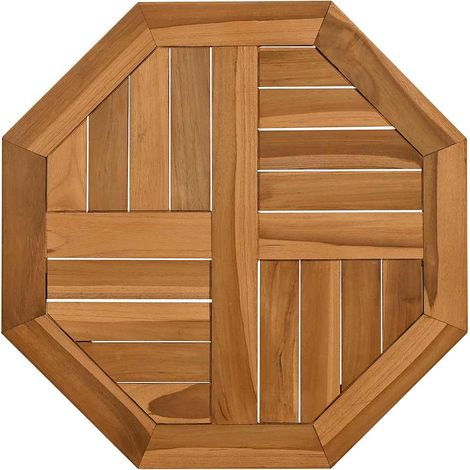 Dessus de table，Plateau de table，Dessus de bureau 50x50x2,5 cm octogonal bois de teck massif CFW16380 (1/5)