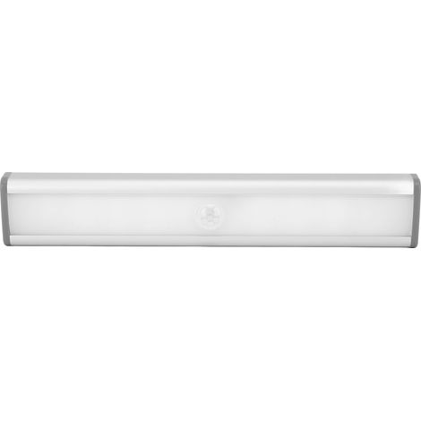 Lampe LED à capteur de mouvement, rechargeable par USB, bande lumineuse sans fil, éclairage magnétique 3 modes, 30 LED blanc, batterie intégrée fournie. (1/5)