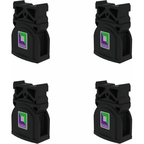 [NEUWERTIG] B-Ware Munk Innenschuh Einsatz Baujahr 2005 2018 Aluminium 58x25 Mm Holmhöhe 4er Set
