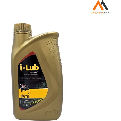 OLIO MOTORE PER AUTOVETTURE 'I-LUB' 5W40 - lt. 1