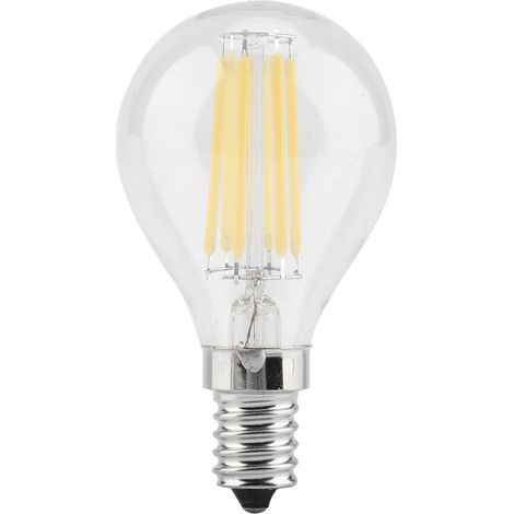 Ampoule LED à filament 6W E14 G45, tube LED effet bougie, 220V lumière blanc chaud (1/5)