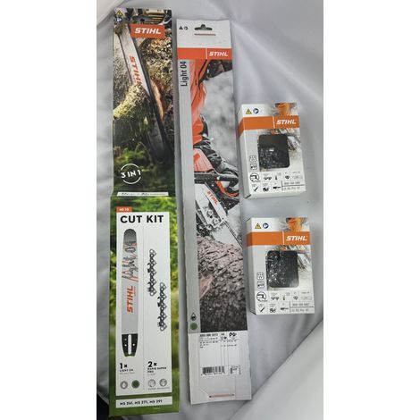 Stihl – Kit de coupe 10 pour tronçonneuse – Guide-chaîne 40 cm – Chaînes pour MS261, MS271, MS291 – 30030009901