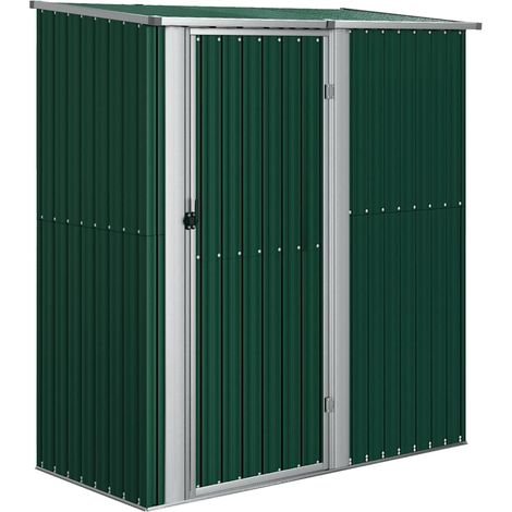 Maison Exclusive - Casetta da giardino verde 180,5x97x209,5 cm in acciaio zincato