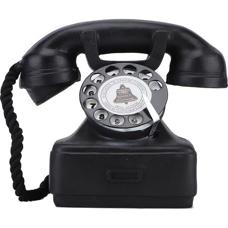 Eosnow Schreibtischdekoration, antikes Telefonornament, sicher und umweltfreundlich, Vintage-Retro, ungiftig für Cafés, Büros
