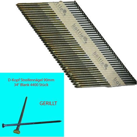 CONTOO HB43 Streifennagel 3,1x90 4400 Stk D-Kopf GERILLT (1/3)