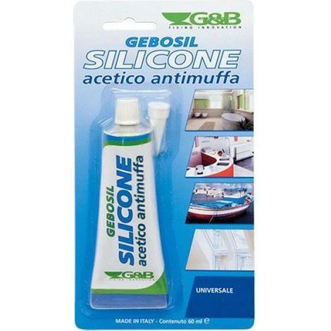 Silicona Acética Transparente Ml 60 Geb (1/2)