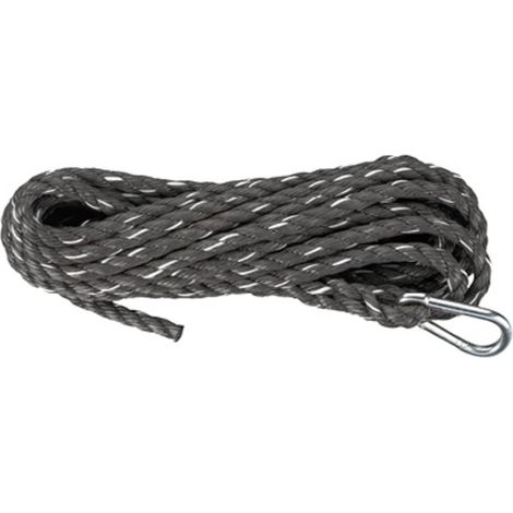 CORDE EN POLYPROPYLÈNE TRESSÉE DÖRNER + HELMER 190324 (Ø X L) 14 MM X 10 M NOIR (1/2)