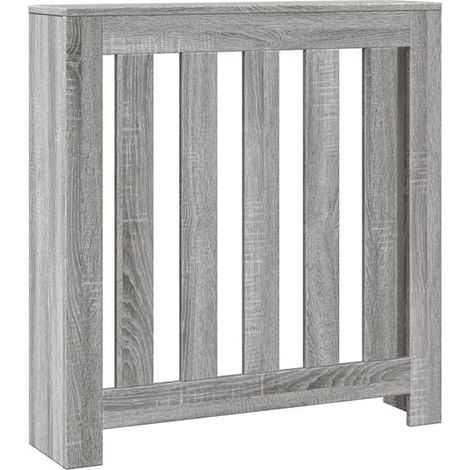 Cache-radiateur Sonoma gris 78 x 20 x 82 cm en bois composite (1/5)