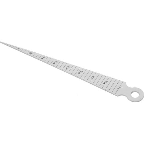 Jauge conique 1-15 mm CB02 en acier inoxydable, outil de mesure et d'inspection des trous standard (pouces/métrique).