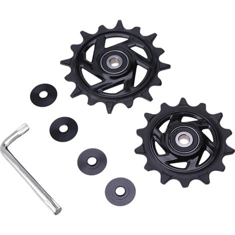 Jeu de poulies de dérailleur arrière pour vélo de route, guidage, rouleaux, roue de guidage, durabilité, accessoires de cyclisme de montagne (1/5)