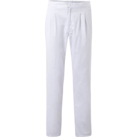 Pantalón pijama con cintura elástica y pinzas VELILLA Serie 337 2XL Blanco (1/5)