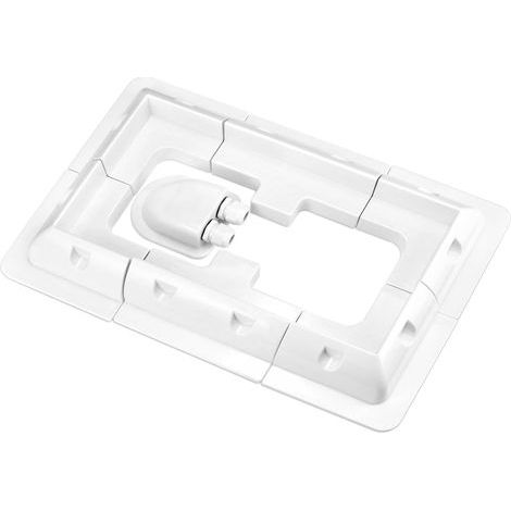 Supports de montage de panneaux solaires, sans perçage, pour camping-cars, camping-cars, toits, blanc, 7 kits (1/5)