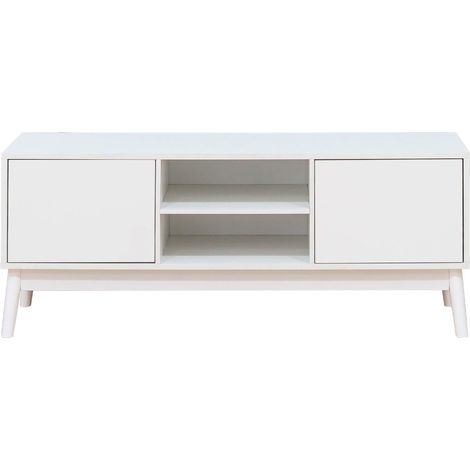 Mobile TV Rebecca Mobili Bacopa 48x120x39,5 Truciolato Bianco Moderno (1/5)