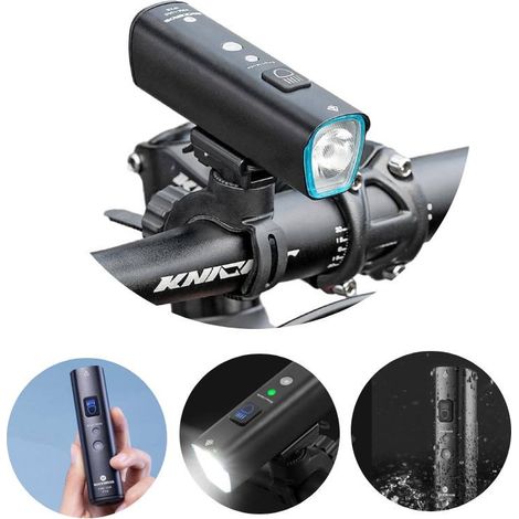 Faro anteriore per bicicletta Rockbros in alluminio da 1000 lumen (V9M1000) (1/5)