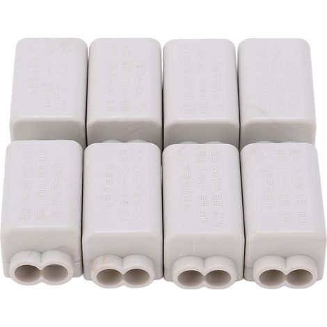 8 Pièces Connecteurs Filaires en T, Bornier à Vis pour Jonction, Kit de 400V 60A ZK‑1306 (1/5)