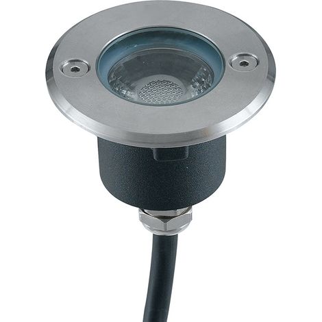 Incasso LED WALK 3W rotondo in acciaio inox luce naturale 7 cm.