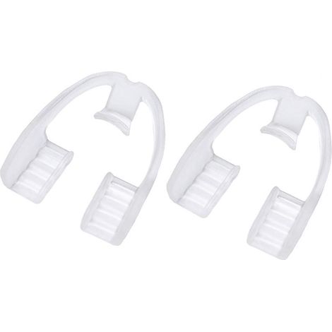 Lot de 2 Protège-dents Réglables Anti-Bruxisme, Protection Nocturne pour Dents (1/5)