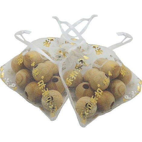 20 boules antimites en bois de cèdre, répulsif antimites, parfum naturel, durable, pour la maison ( ) (1/4)