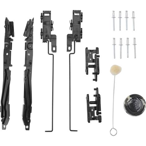 Kit de réparation de chenilles de toit ouvrant en métal haute fiabilité 02ESR1201ABK pour F‑450 Super Duty 2005 à 2016 (1/5)