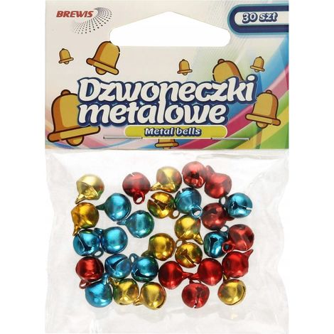 Campanellini decorativi Brewis, colorati, 30 pezzi (1/2)