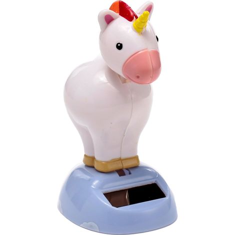 Puckator Solar Pal Unicorno Magico, Arcobaleno - Statuetta Ballerina, Decorazione ad Energia Solare (1/5)