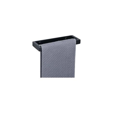 20CM Porte Serviette sans Perçage Salle de Bain, Support Serviette Mural en Acier Inoxydable pour Cuisine Lavabo Toilette, Montage à Vis/Adhésif, Noir Mat, EGJF020-B-2023 (1/5)