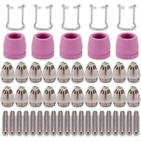 Buse De Torche À Plasma - Pour Découpe Plasma SG-55 WSD-60 - Kit Consommables Complet - 50 Pièces (1/5)