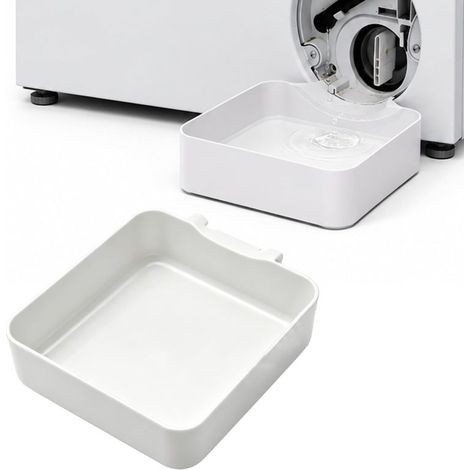 Bac de récupération d'eau universel Irovami pour lave-linge à chargement frontal - Bac anti-fuite pour sous-sol, appartement, mobil-home - Installation facile (1 pièce) (1/5)