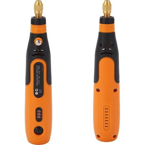 Le nouveau broyeur/stylo à broyer électrique rechargeable par USB au lithium-ion de HiLDA pour la sculpture d'œufs et la gravure fine, et une perceuse électrique miniature. (1/5)