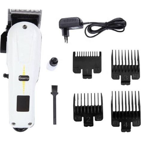TRADE SHOP - Taglia Capelli Professionale Senza Fili Lunga Durata A Batteria Pettini Gm-6018 - (1/5)