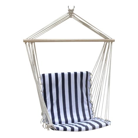 Sie'ge de balancoire suspendu avec revetement en tissu 200 gr / mq 100x50 cm capacite' maximale 100 kg pour jardin exte'rieur