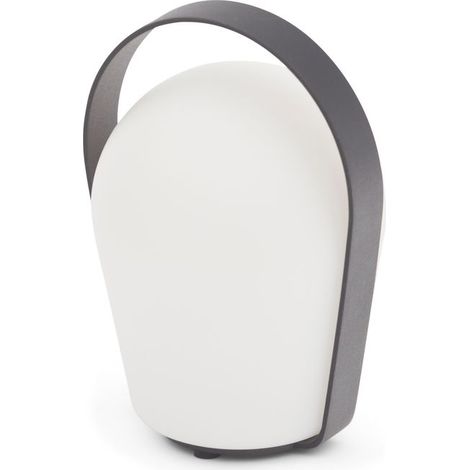 PROLOISIRS Lampe de table Bob loop - 11,7 x 10 x 16 cm - graphite