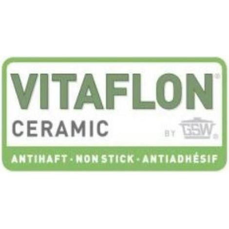 Faitout - Fonte D Aluminium - 28 Cm - Compatible Induction - Gris Blanc (1/5)