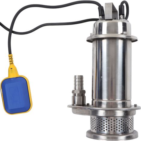 Pompe immergée en acier inoxydable 304, résistante à la corrosion, électrique avec flotteur, 370W 220V, pour puits et évacuation d’eau (1/5)